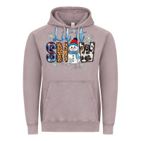 Vintage Zinc let it snow Vintage Hoodie - Zillion Design Studio