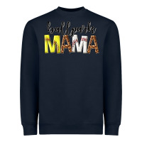 Navy ballpark mama Heavyweight Sweatshirt - texasbilliewilder