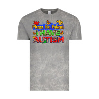 Cloud Rock please be patient i have autism Vintage Tee - Zillion Design Studio