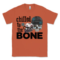 Copper Chilled to the bone skull winter Classic Tee - FaDigitalArtStudio