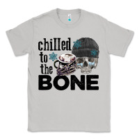 Moon Dust Chilled to the bone skull winter Classic Tee - FaDigitalArtStudio