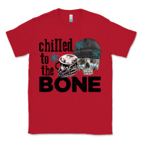 Red Chilled to the bone skull winter Classic Tee - FaDigitalArtStudio