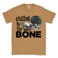 Toasted Coconut Chilled to the bone skull winter Classic Tee - FaDigitalArtStudio