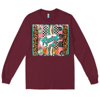 Burgundy racing brushstroke Long Sleeve Tee - AdoDesignShop