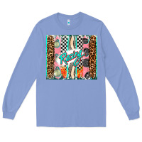 Colony Blue racing brushstroke Long Sleeve Tee - AdoDesignShop