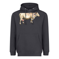 Smoke charolais cattle Heavyweight Hoodie - LillyAllenDesigns