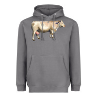 Storm charolais cattle Heavyweight Hoodie - LillyAllenDesigns