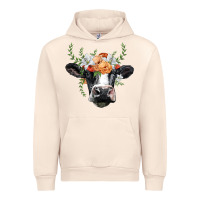 Sandshell holstein cow head Urban Hoodie - BarkalooDesign