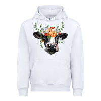 White holstein cow head Urban Hoodie - BarkalooDesign
