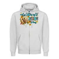 Dove Grey only talking to jesus today Zipper Hoodie - AdoDesignShop