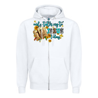 White only talking to jesus today Zipper Hoodie - AdoDesignShop