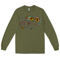 Army Green happy mother's day Long Sleeve Tee - CowhideDigitalArt