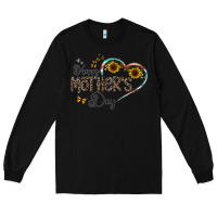 Black happy mother's day Long Sleeve Tee - CowhideDigitalArt