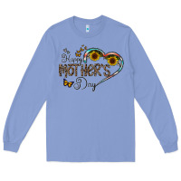 Colony Blue happy mother's day Long Sleeve Tee - CowhideDigitalArt