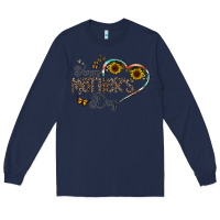 Navy happy mother's day Long Sleeve Tee - CowhideDigitalArt