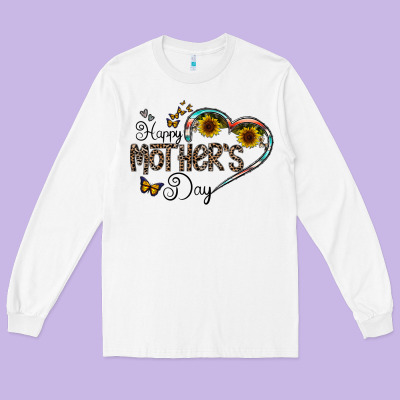 Happy Mother's Day Long Sleeve Tee Designed By Cowhidedigitalart