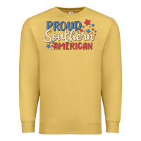 Antique Gold proud southern american Premium Sweatshirt - MaliasSmallBusiness