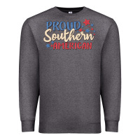 Charcoal Heather proud southern american Premium Sweatshirt - MaliasSmallBusiness