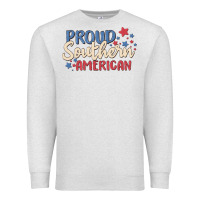 Oatmeal Heather proud southern american Premium Sweatshirt - MaliasSmallBusiness