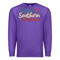 Purple proud southern american Premium Sweatshirt - MaliasSmallBusiness
