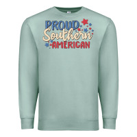 Seafoam proud southern american Premium Sweatshirt - MaliasSmallBusiness