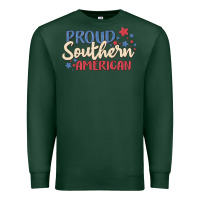 Sports Green proud southern american Premium Sweatshirt - MaliasSmallBusiness