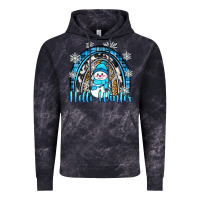 Cloud Black hello winter rainbow Vintage Hoodie - Zillion Design Studio
