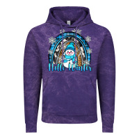 Cloud Purple hello winter rainbow Vintage Hoodie - Zillion Design Studio