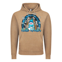 Vintage Coffee hello winter rainbow Vintage Hoodie - Zillion Design Studio