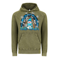 Vintage Olive hello winter rainbow Vintage Hoodie - Zillion Design Studio