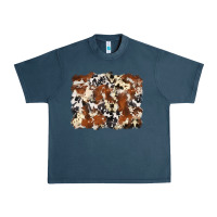 Midnight Navy cowhide background Urban Heavy Tee - Zillion Design Studio