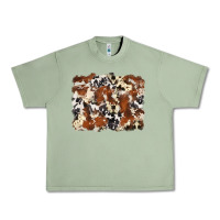 Oil Green cowhide background Urban Heavy Tee - Zillion Design Studio