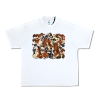 White cowhide background Urban Heavy Tee - Zillion Design Studio