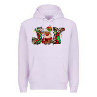 Lilac joy christmas deer Premium Hoodie - MaliasSmallBusiness