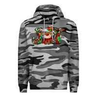 Slate Camo joy christmas deer Premium Hoodie - MaliasSmallBusiness