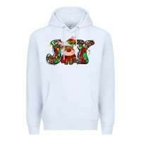 White joy christmas deer Premium Hoodie - MaliasSmallBusiness