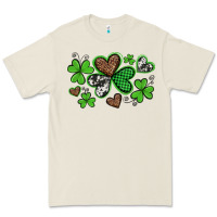Bone western st patricks day shamrocks and hearts Premium Tee - Artiststas