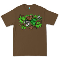 Cacao western st patricks day shamrocks and hearts Premium Tee - Artiststas