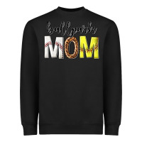 Black ballpark mom Heavyweight Sweatshirt - texasbilliewilder