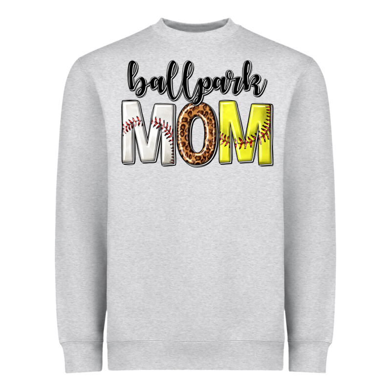 Ballpark Mom Heavyweight Sweatshirt by texasbilliewilder | Teevron