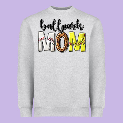 Heavyweight Sweatshirt ballpark mom