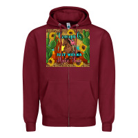 Burgundy cowgirls just wanna have fun Zipper Hoodie - Artiststas