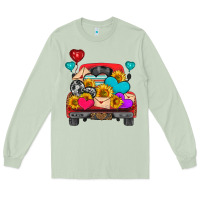 Matcha western truck with heart Long Sleeve Tee - HRA Design Shop