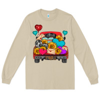Mushroom western truck with heart Long Sleeve Tee - HRA Design Shop