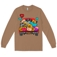 Toasted Coconut western truck with heart Long Sleeve Tee - HRA Design Shop