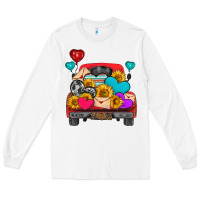 White western truck with heart Long Sleeve Tee - HRA Design Shop