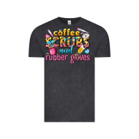 Vintage Black coffee scrubs and rubber gloves Vintage Tee - texasbilliewilder