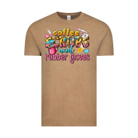 Vintage Coffee coffee scrubs and rubber gloves Vintage Tee - texasbilliewilder