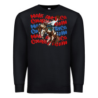 Black make america cowboy again Premium Sweatshirt - MaliasSmallBusiness