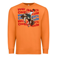 Carrot make america cowboy again Premium Sweatshirt - MaliasSmallBusiness